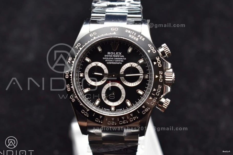 Case And TechFriendly Daytona Clean SS Bracelet 904L 728 116500 Black V3 Dial 0812